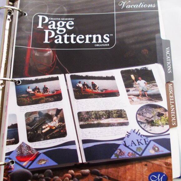 Creative Memories Scrapbooking Binder Organizer Page Patterns - Picture 8 of 11